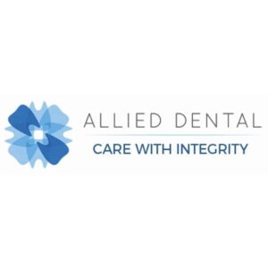 Allied dental care with integrity logo.