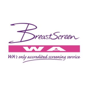 The logo for breastscreen wa.