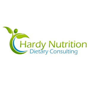 The logo for hardy nutrition nutritional consulting.